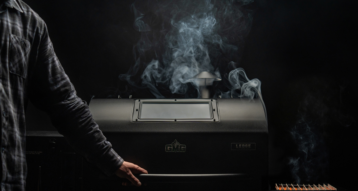 Green Mountain wood pellet grill smoking